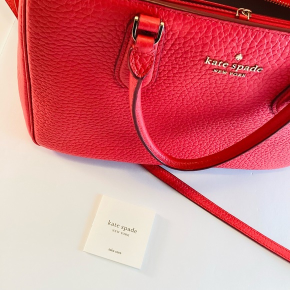 Kate Spade New York Leather Satchel "Stoplight" Large w/Shoulder Strap - Picture 3 of 12